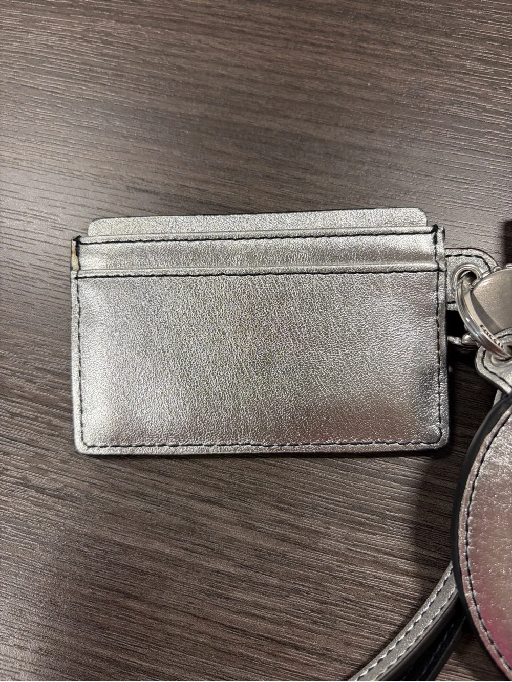 Fossil Rio 3-in-1 Silver Leather Wristlet Set - New with tags